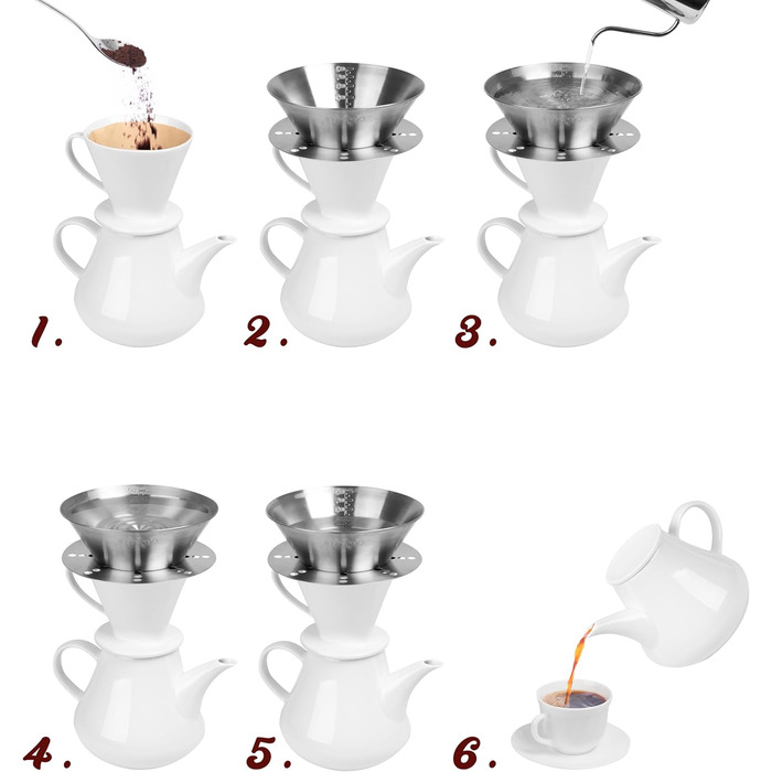 Заварювання фільтр-кави 1 л Cafeta