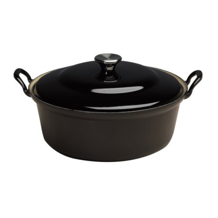 Каструля / жаровня 20 см, чорний Le Creuset