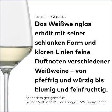 Набір келихів для білого вина 0,36 л, 6 предметів, Taste Schott Zwiesel