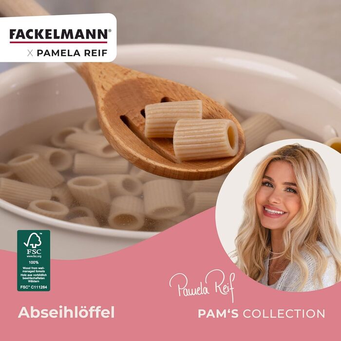 Шумовка 28 см, буковое дерево Pamela Reif Fackelmann