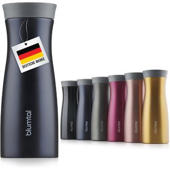 Термочашка 380 мл темно-синя London Blumtal