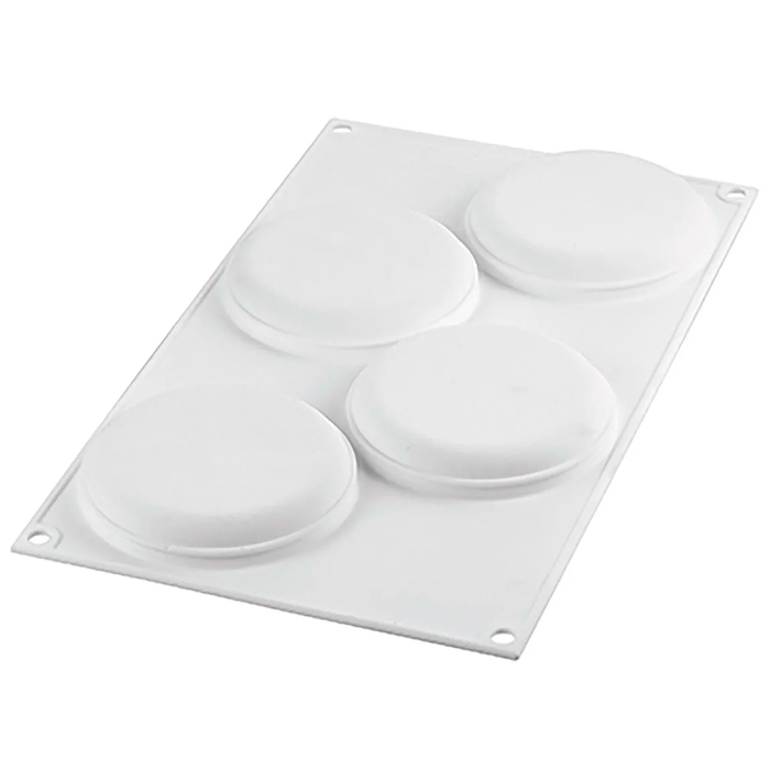 KIT TARTE RING ROUND D100 MM Форма силіконова d 85 h 15 mm + 4 кільця (d 100 mm, h 20 mm) - 1*4 ф