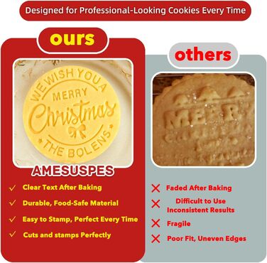 Штамп для різдвяного печива круглий 7,8 см