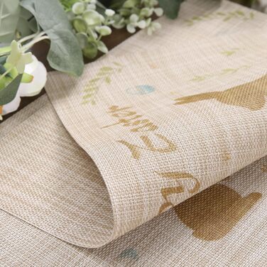 Набір з 6 двосторонніх серветок для столу до Великодня Banchif