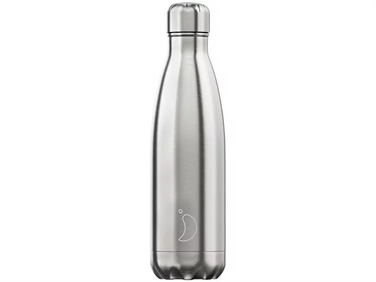 Вакуумна пляшка для води 0,5 л, срібляста Stainless Steel CHILLYS