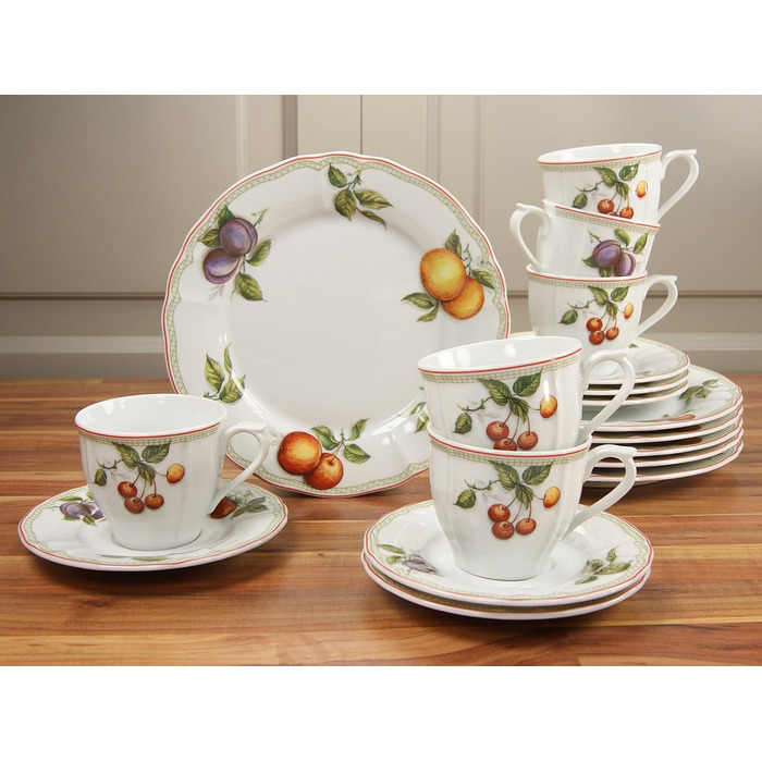 Кофейный сервиз 18 предметов Flora Orchard Creatable