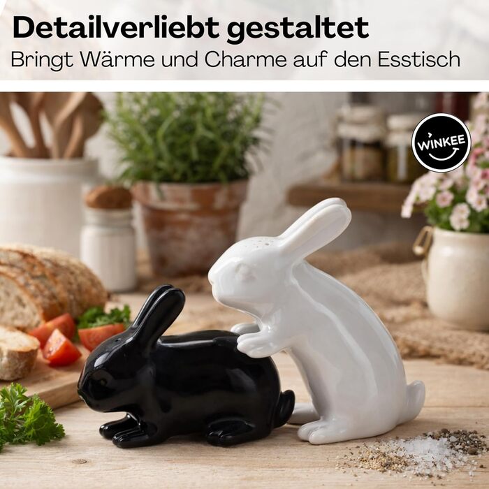 Сільничка та перечниця у формі зайчика Winkee