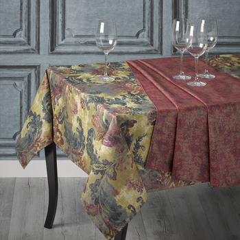 Скатертина Atenas Home Textile Mimasaka Grana, бавовна з покриттям, 150 x 250 см