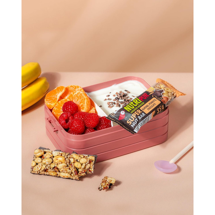 Горіхові батончики 16 х 35 г шоколад NutriPur