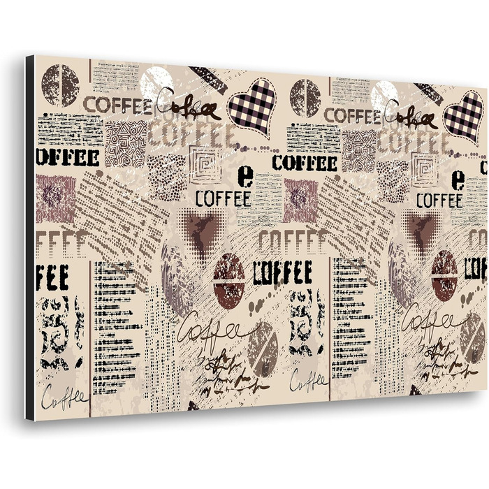 Алюмінієвий кухонний фартух CREARREDA, виготовлений в Італії, захищає плиту та стіну, миється та легко встановлюється, металевий фартух, 48 x 72 см (кавовий)