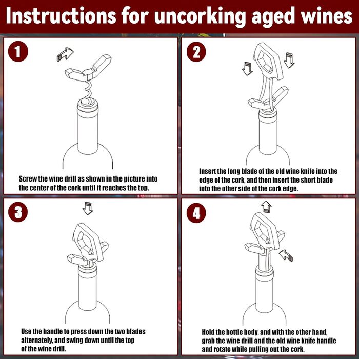 Відкривачка для вина 3-в-1 бронзова LUCYLANKER