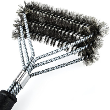 Щітка для гриля 42 см 3-в-1, нержавіюча сталь Blumtal