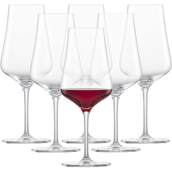 Бокал для белого вина SCHOTT ZWIESEL Fine (набор из 6 шт.), стильные бокалы для белого вина, бокалы из тританового хрусталя, пригодные для мытья в посудомоечной машине, сделано в Германии (арт. No 113758) (486 мл)