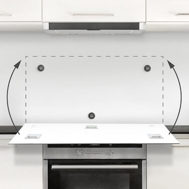 Скляний фартух 80 х 40 см Bilderwelten