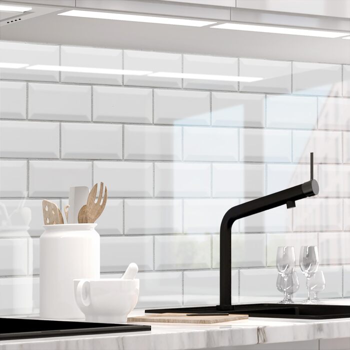 Кухонный фартук с глянцевым самоклеящимся покрытием 80 х 60 см StickerProfis