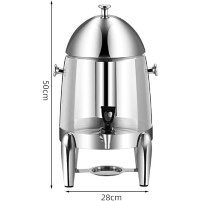Диспенсер для напоїв з контейнером для льоду та підставкою 12 л Generisch