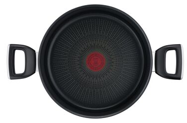 Tefal Pan Unlimited, стеклянная крышка, 5,3 л, черный, алюминий