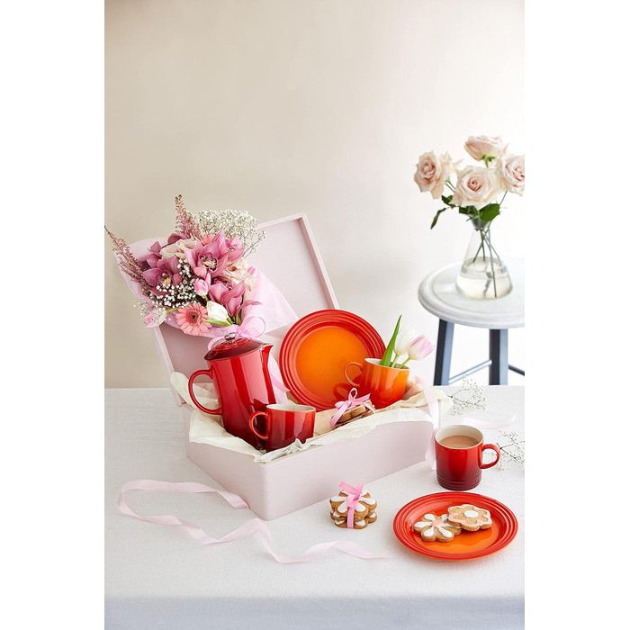 Набор из 4 кружек 350 мл, вишнево-красный Le Creuset