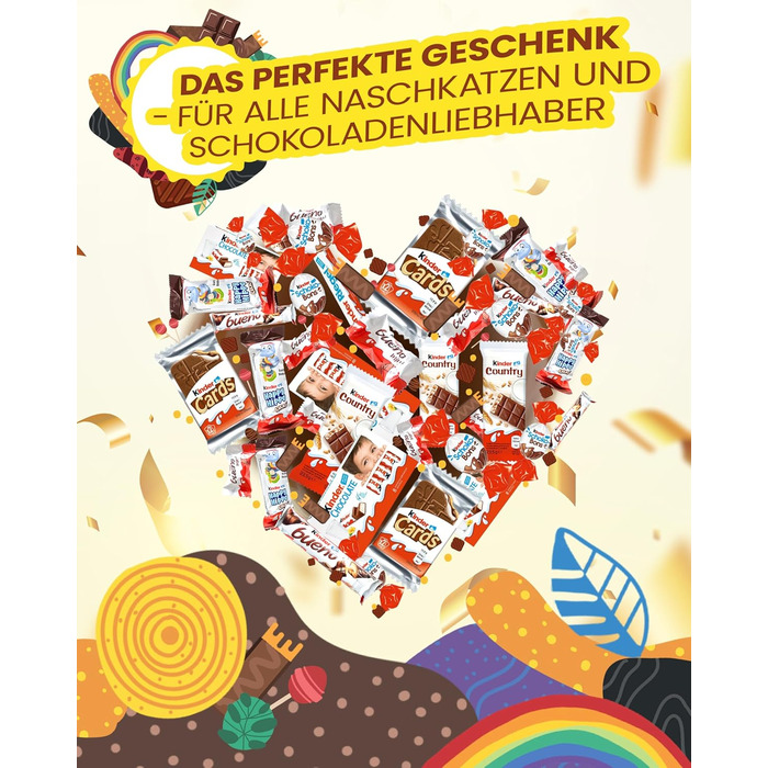 Коробка конфет с шоколадом, 31 предмета Kinder