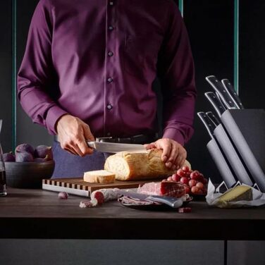 Набор ножей для стейка WSTHOF Classic Ikon, 4 шт. (Черные, отдельные ножи)