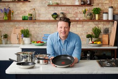 Tefal Каструля Jamie Oliver Home Cook, 8.4 л, з кришкою, нержавіюча сталь, силікон