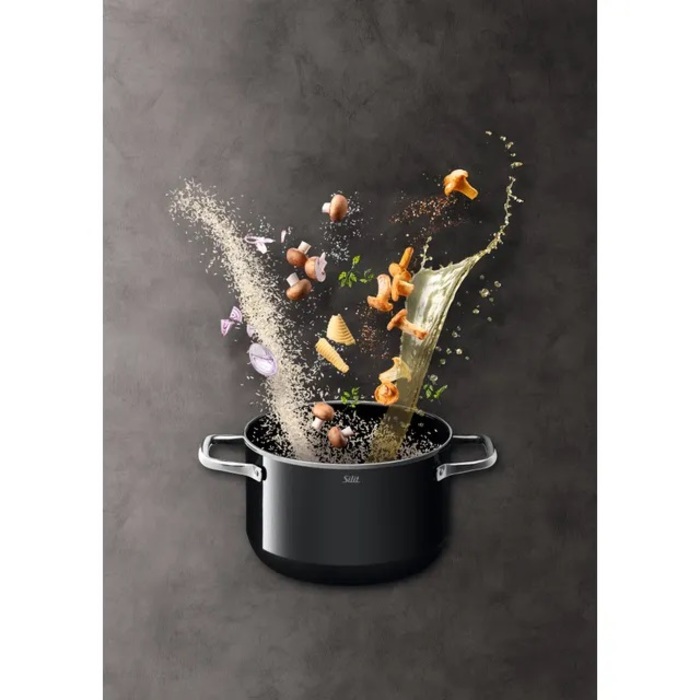 Набір кухонного посуду, 4 предмети, чорний Silargan® Elegance Silit
