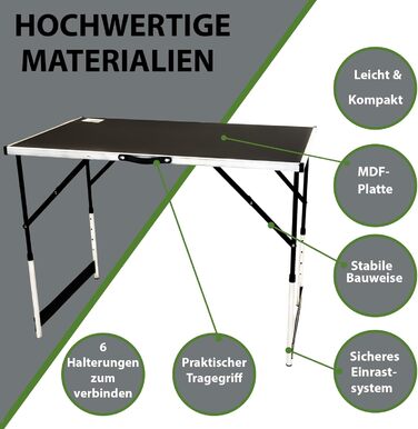 Комплект из 3 многофункциональных столов 100x60 см TRUTZHOLM