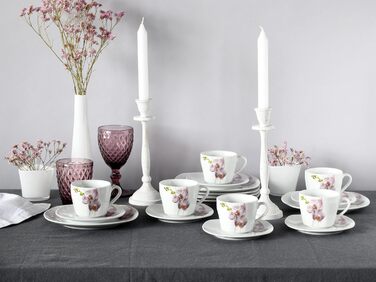 Набор посуды на 6 персон, 18 предметов Square Orchidee Creatable