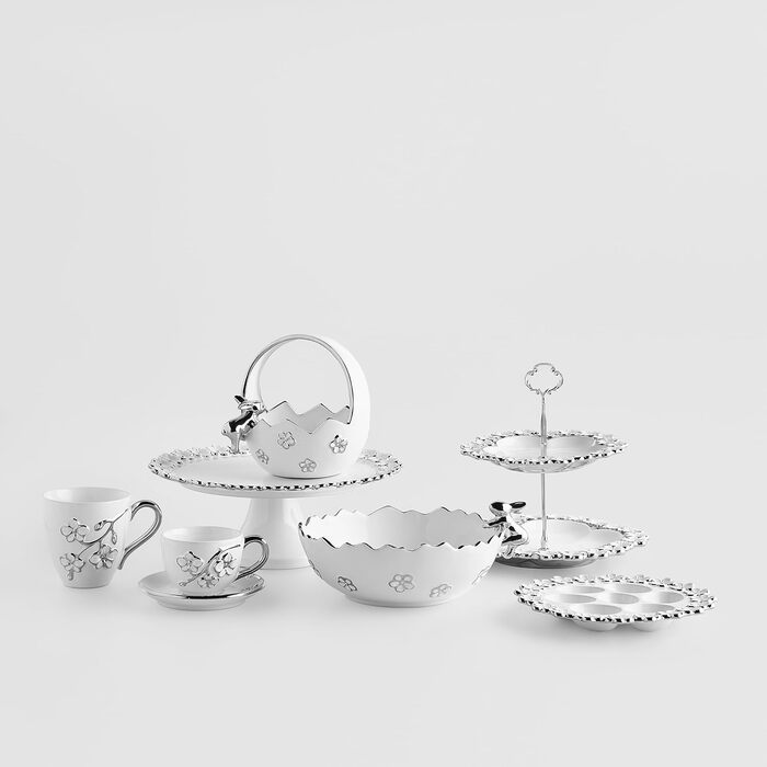 Керамічний піднос для яєць 23 см home&you