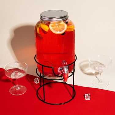 Диспенсер для напитков с подставкой 4 л SUPERBUTELKI.PL