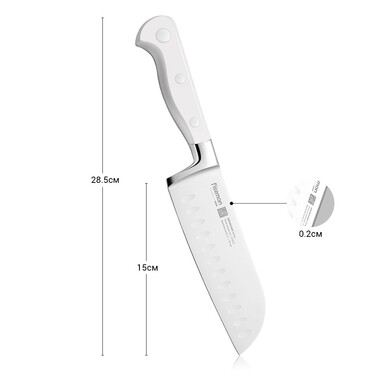 Сантоку ніж 15 см MONOGAMI Fissman