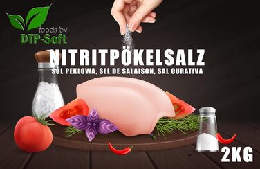 Преміальна нітритна сіль для копчення у відрі 2 кг DTP-SOFT