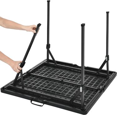 Складной стол для кемпинга черный Amazon Basics