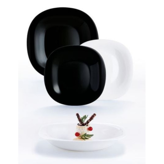 Сервиз столовый Luminarc Carine Black&White, 18 предметов (6773529)