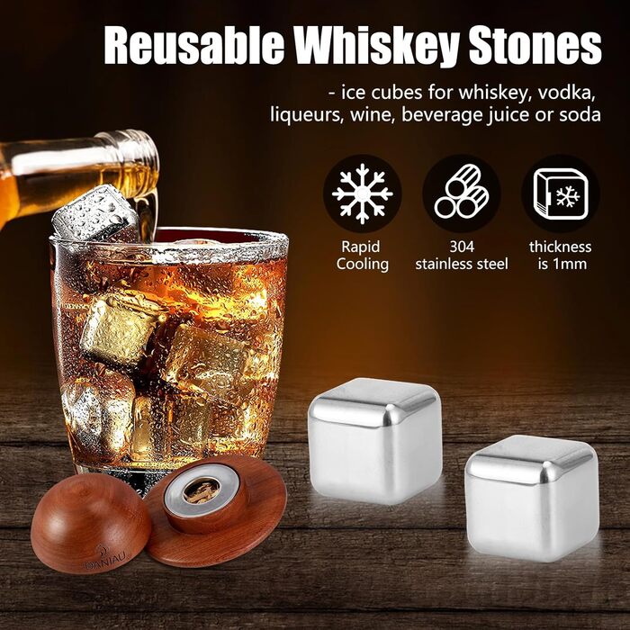 Набор для копчения коктейлей 4 вкуса DANIAU