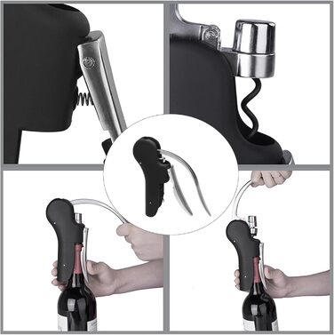 Профессиональный штопор с эргономичной ручкой jiingekk