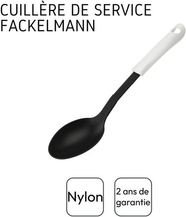 Сервировочная ложка 32 см, черно-белая Arcadalina Fackelmann