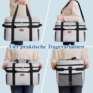 Термосумка 30 л біла Lifewit