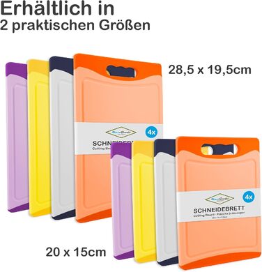 Набір обробних дощок 6 шт кольорові MaxxGoods