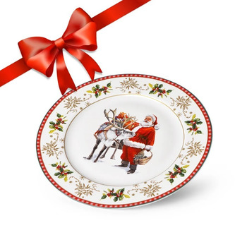 Тарелка Fissman CHRISTMAS 19,5 см фарфор (13781)