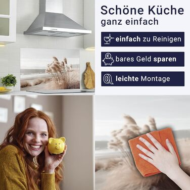 Защитная панель для фартука от брызг 200 x 58 см timalo