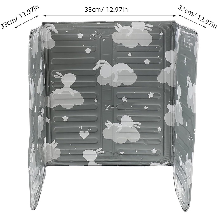 Двухсекционная сложная защита от брызг для кухни WESIEVYA