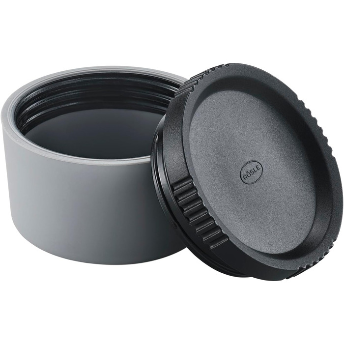 Силиконовый контейнер для соусов 0,05 л с крышкой, серый/черный FLEXX 2GO Rosle