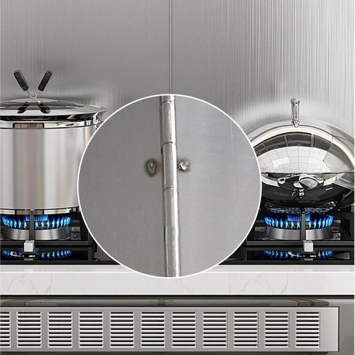 Скляний кухонний фартух бризкозахисний екран 40 х 40 см Feegow