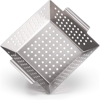 Кошик для гриля 21 x 21 x 6 см, нержавіюча сталь Blumtal