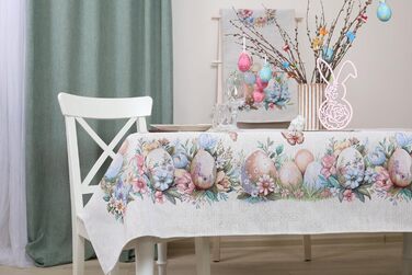 Скатертина 140 х 240 см "Пасхальні яйця" textile idea