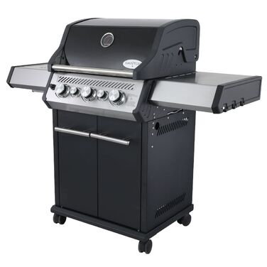 Газовый гриль SANTOS S-318 Black, с боковой и задней горелкой, черный 900273 Код: 010952