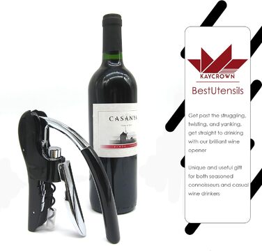 Професійний відкривачкою для пляшок чорний KAYCROWN