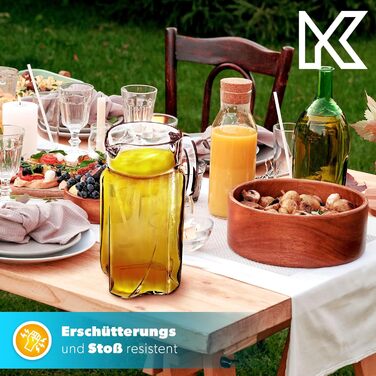 Скляний глечик з міцного скла 1,7 л KADAX