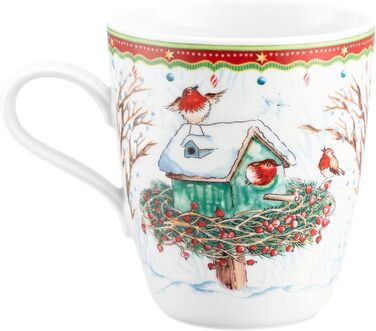 Рождественская кружка с ручкой 400 мл Снеговик, фарфор Seltmann Weiden